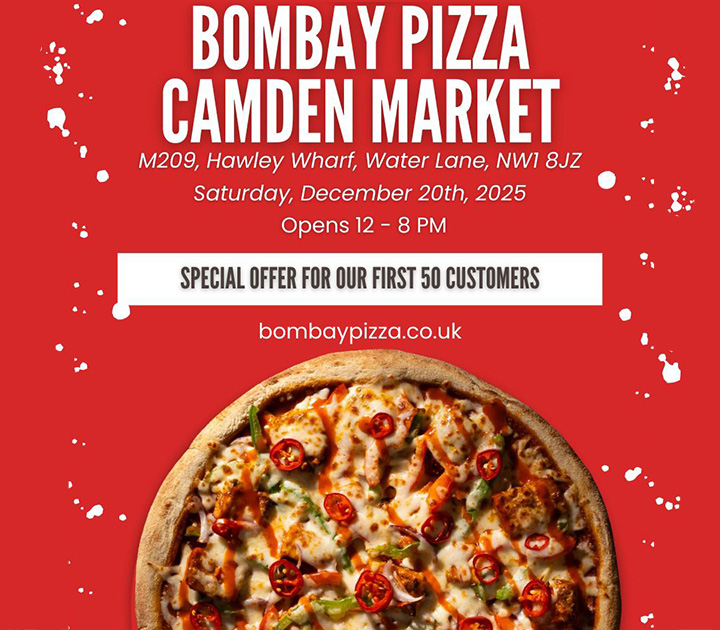 Bombay Pizza launching in Camden Market